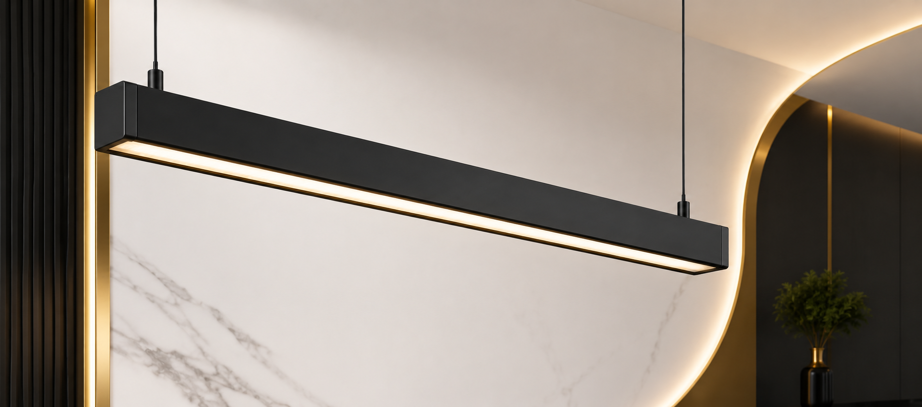 Linear Hanging Lights