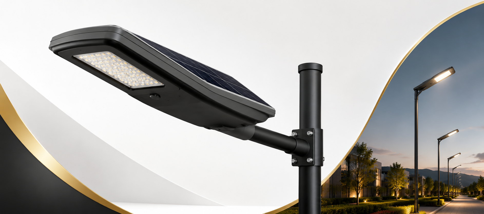 Semi Integrated Solar Street Light