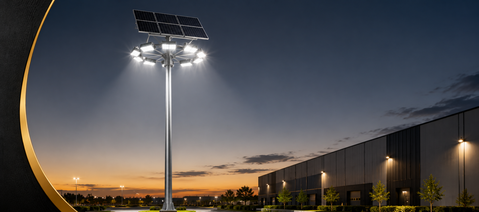 Solar Highmast Pole